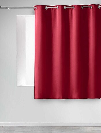 Cortina corta oscurecedora del 90% para radiadores