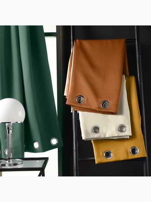 Cortina corta oscurecedora del 90% para radiadores - Kiabi