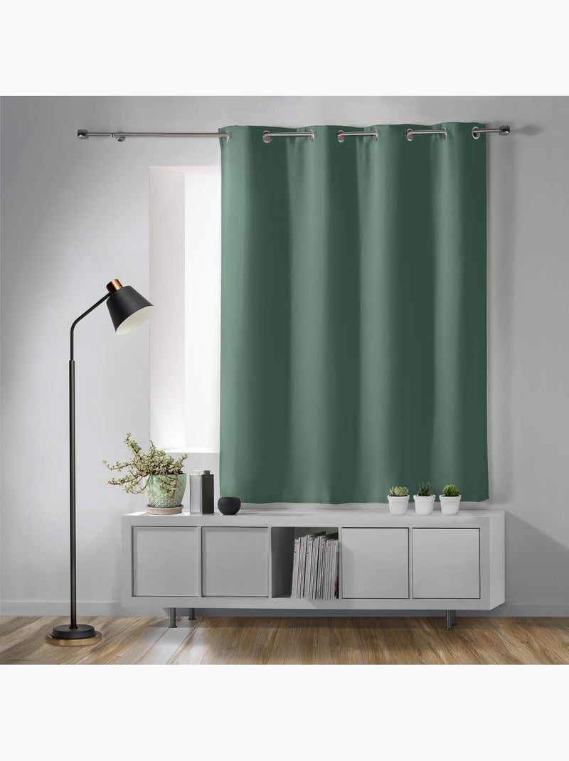 Cortina corta oscurecedora del 90% para radiadores Verde - Kiabi