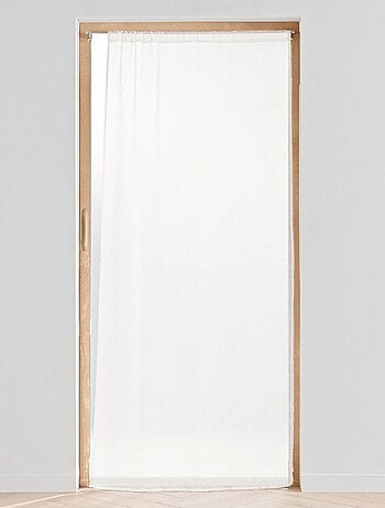 Visillo para grandes ventanales con efecto lino tejido