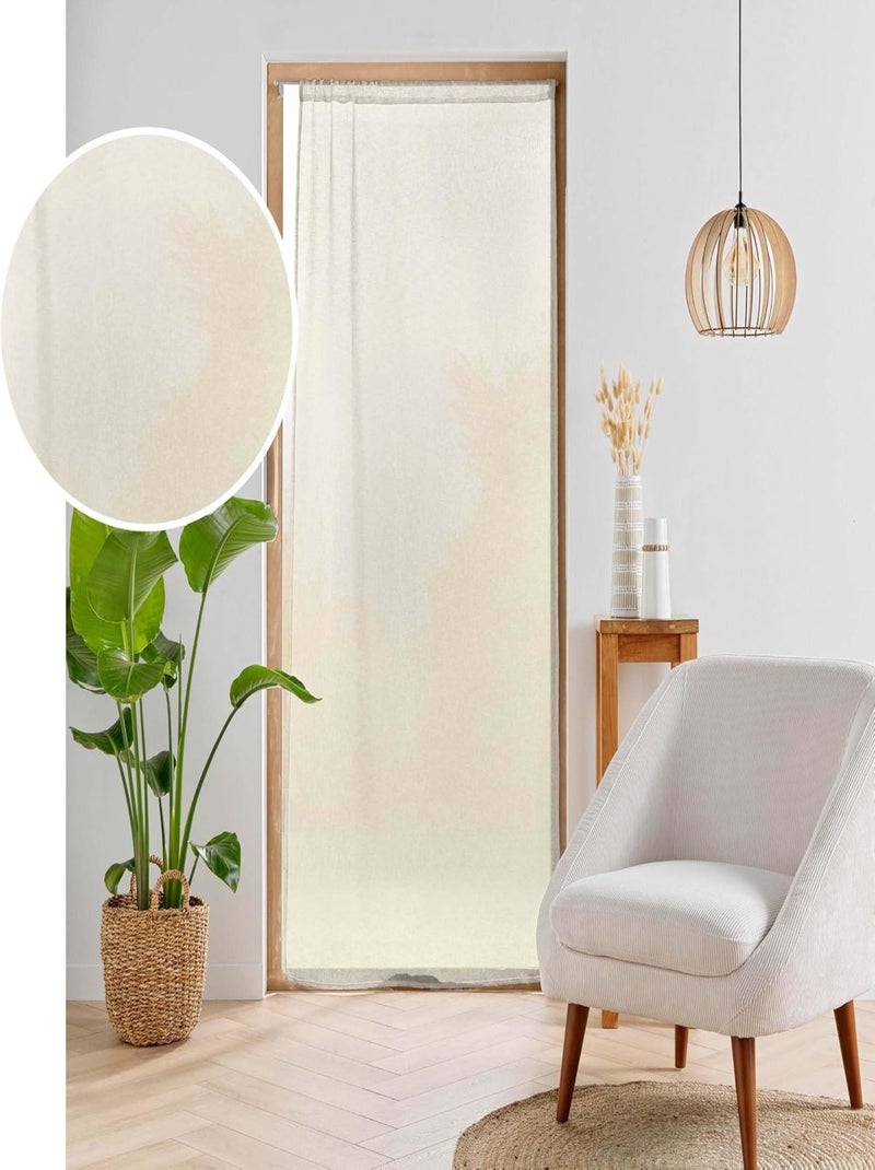 Cortina de algodón carlin promo linge Beige - Kiabi