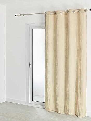 Cortina de algodón efecto gas