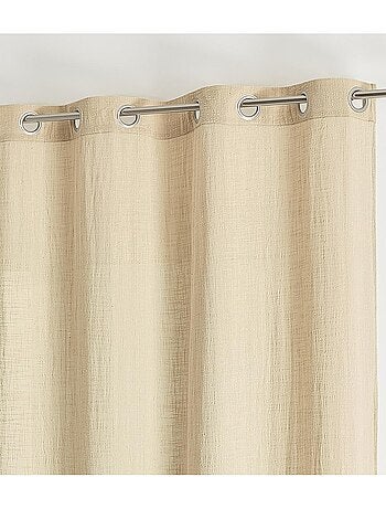 Cortina de algodón efecto gas