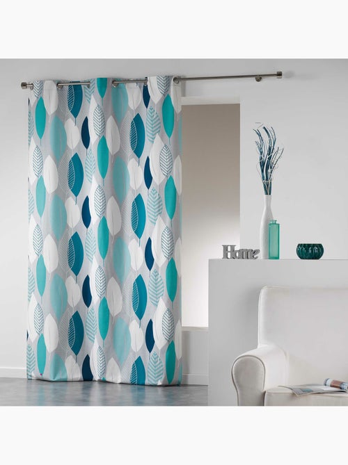 Cortina de algodón “farándola de hojas” - Kiabi