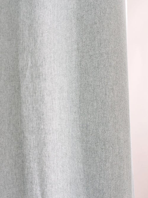 Cortina de algodón reciclado con efecto moteado - Kiabi