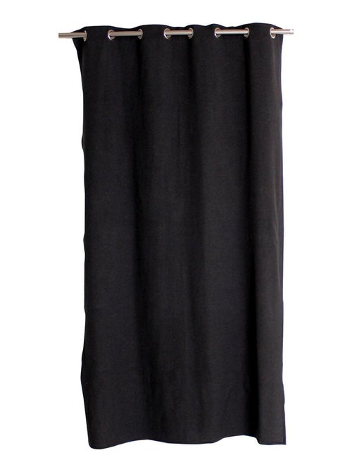 Cortina de algodón reciclado con efecto moteado - Kiabi