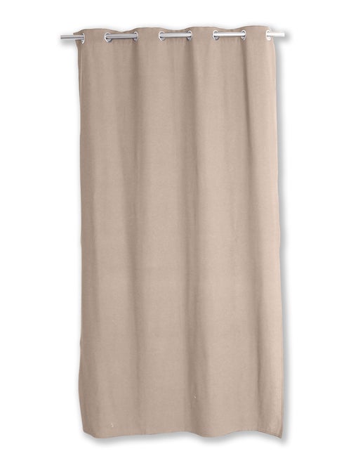 Cortina de algodón reciclado con efecto moteado - Kiabi