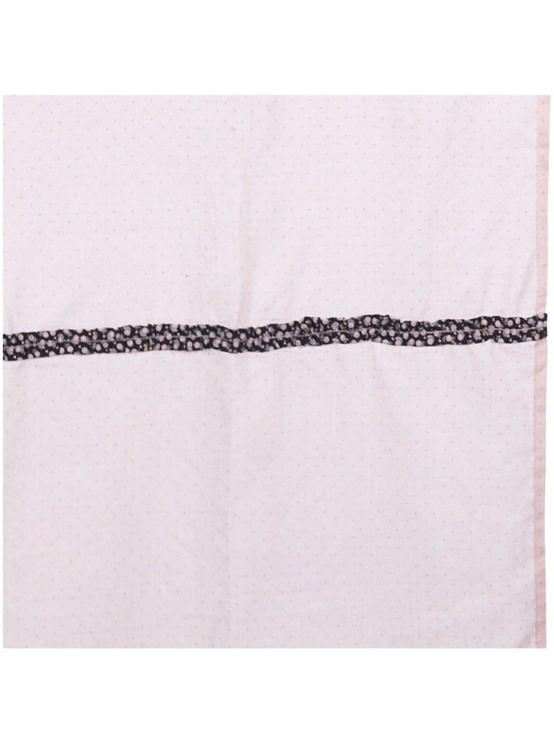 Cortina de algodón rosa 105x180cm con - sauthon Rosa - Kiabi