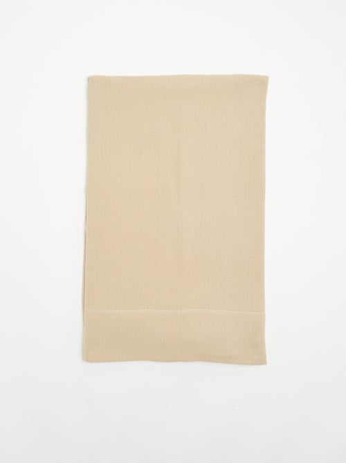 Cortina de algodón texturizado - 140 x 240 cm - Kiabi Cortina de algodón texturizado - 140 x 240 cm - Kiabi