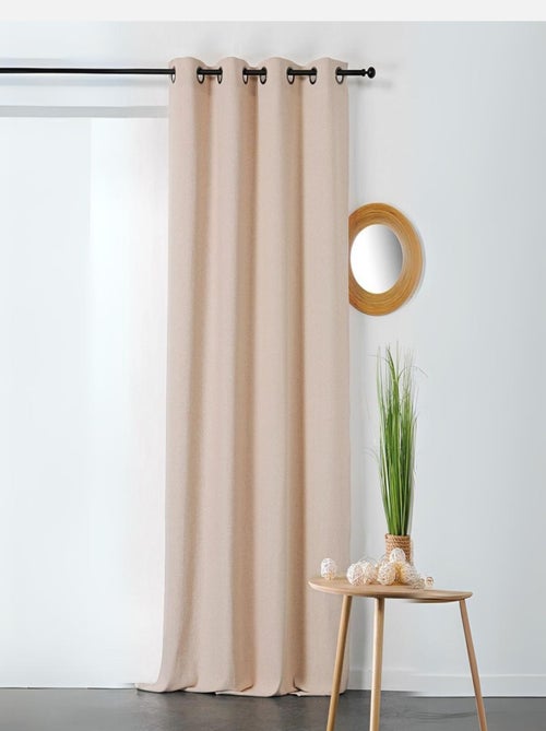 Cortina de algodón y cáñamo - Kiabi