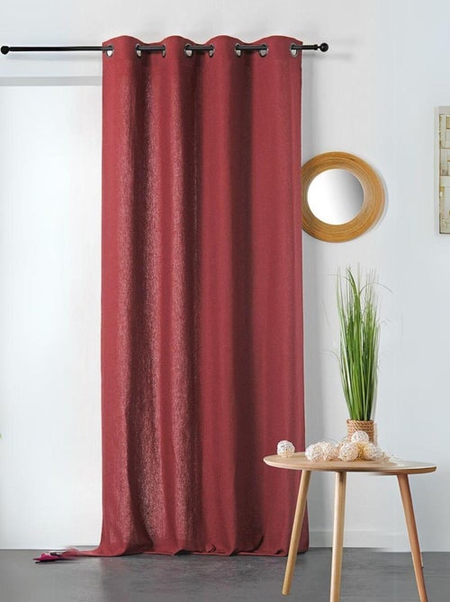 Cortina de algodón y cáñamo - Kiabi