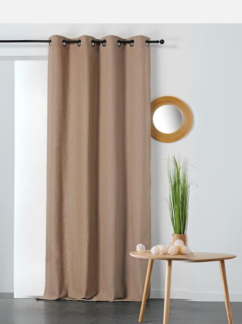 Cortina de algodón y cáñamo - Kiabi