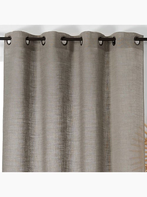 Cortina de cernido natural en lino 100% - Kiabi Cortina de cernido natural en lino 100% - Kiabi
