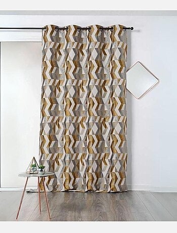 Cortina de color Zig Zag