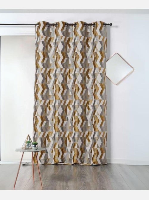 Cortina de color Zig Zag - Kiabi Cortina de color Zig Zag - Kiabi