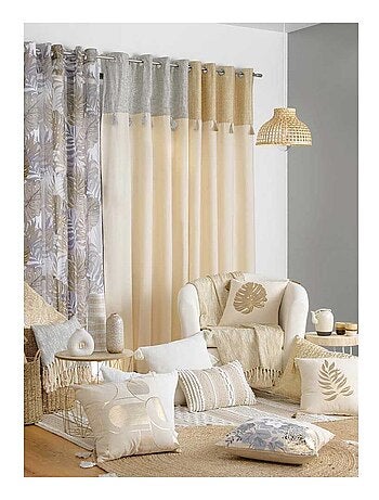 Cortina de decoración con estilo dorado