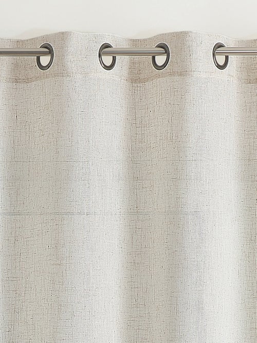 Cortina de decoración de poliéster/lin - Kiabi