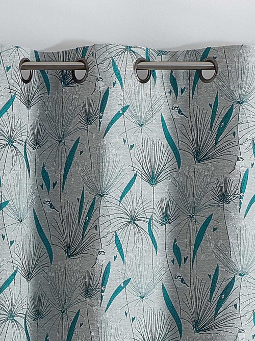 Cortina de decoración en jacquard con motivo de papiro - Kiabi Cortina de decoración en jacquard con motivo de papiro - Kiabi