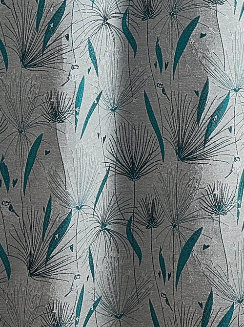 Cortina de decoración en jacquard con motivo de papiro - Kiabi Cortina de decoración en jacquard con motivo de papiro - Kiabi