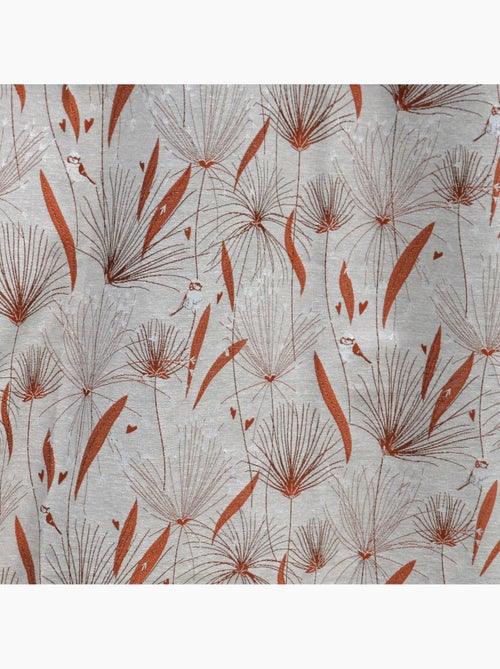 Cortina de decoración en jacquard con motivo de papiro - Kiabi Cortina de decoración en jacquard con motivo de papiro - Kiabi