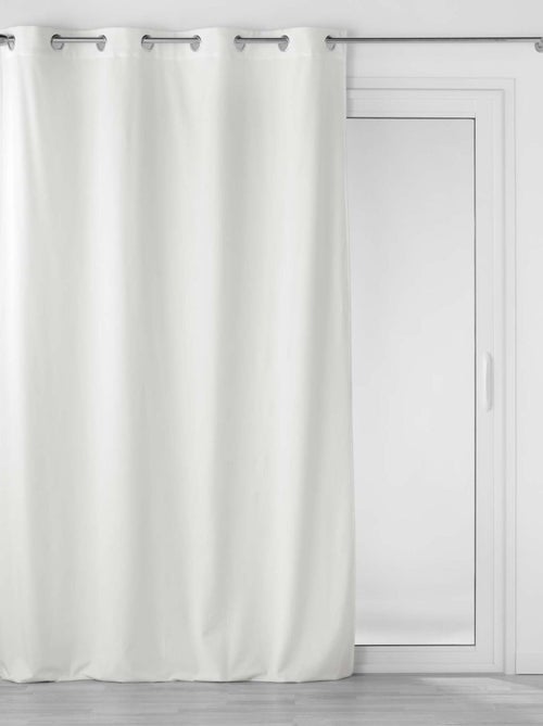 Cortina de decoración en terciopelo con relieve - Kiabi
