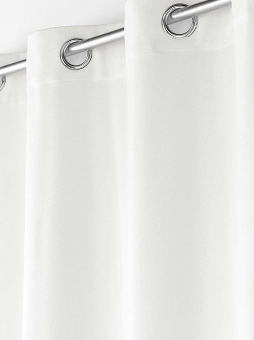 Cortina de decoración en terciopelo con relieve - Kiabi