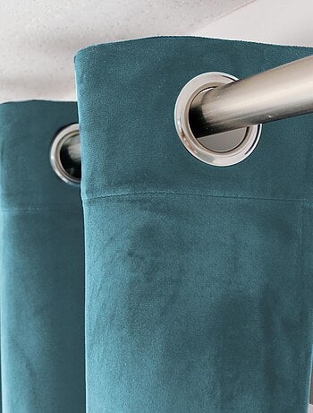 Cortina de decoración lisa y de terciopelo