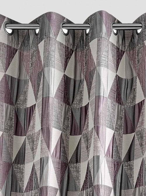 Cortina de diseño con motivo triangular - Kiabi