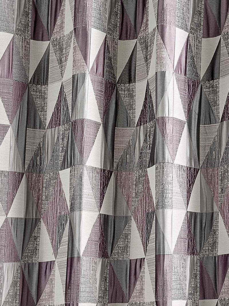 Cortina de diseño con motivo triangular Rosa pastel - Kiabi