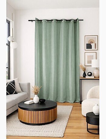 Cortina de doble gasa de algodón, 135x240 cm