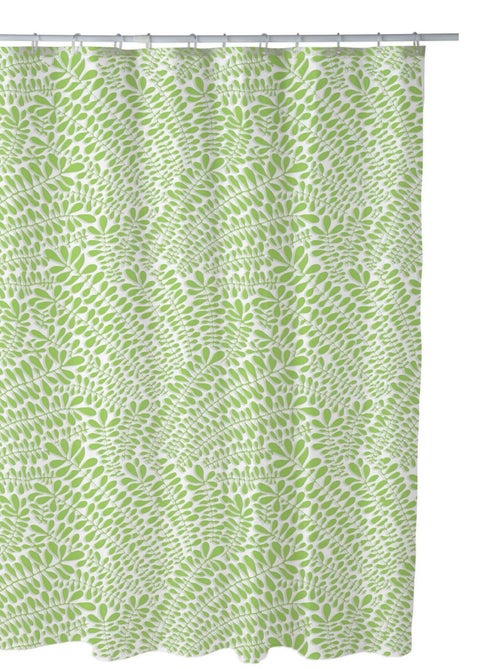 Cortina de ducha estampada floral 180x200 cm – Guy Levasseur - Kiabi