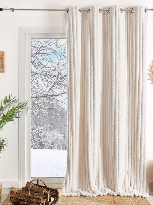 Cortina de edredón acanalada xl - Kiabi