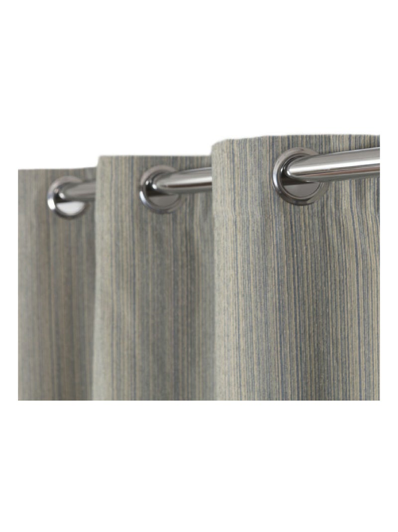 Cortina de efecto terciopelo Verde menta - Kiabi