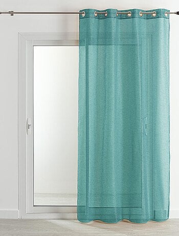 Cortina de estameña de fantasía con ojal