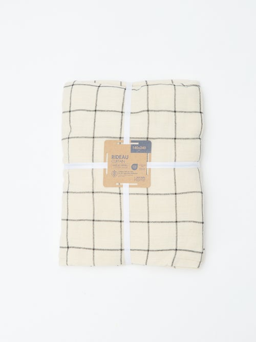 Cortina de gasa de algodón - Kiabi