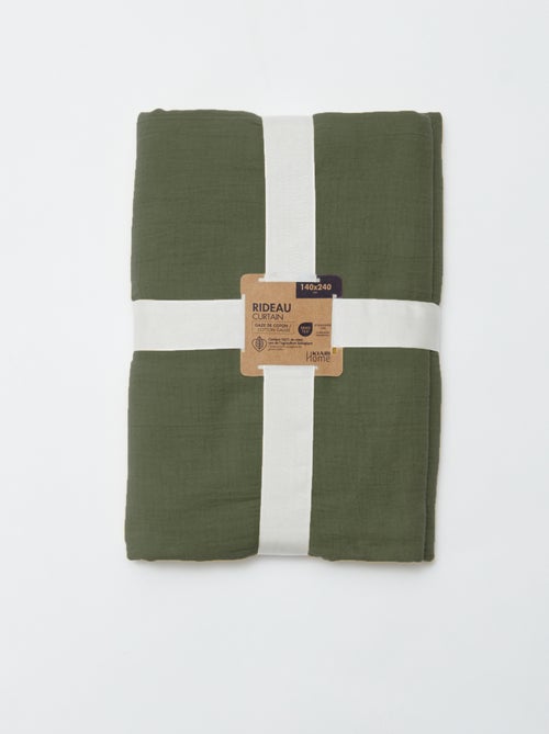 Cortina de gasa de algodón - Kiabi