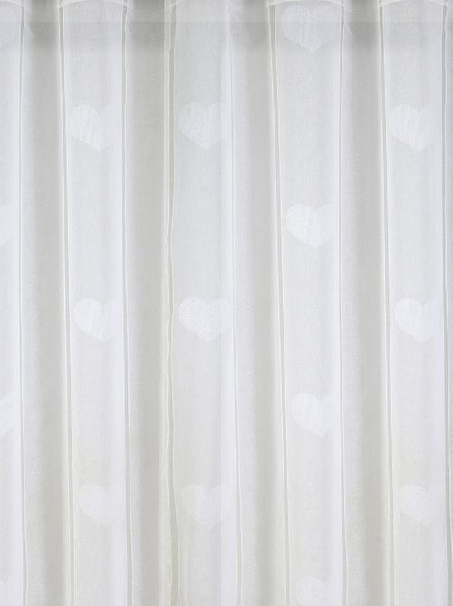 Cortina de gran anchura con corazones y lurex - Kiabi Cortina de gran anchura con corazones y lurex - Kiabi