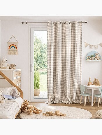 Cortina de guinga 100% algodón LOURMARIN