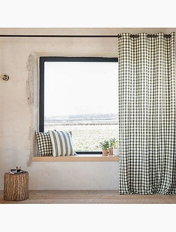 Cortina de guinga 100% algodón LOURMARIN