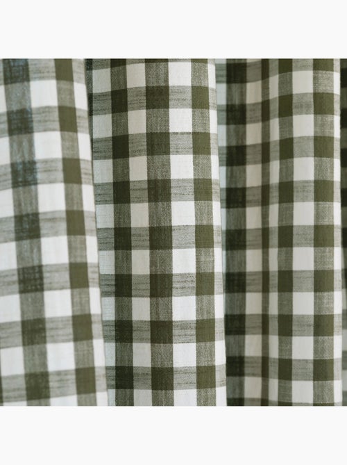 Cortina de guinga 100% algodón LOURMARIN - Kiabi