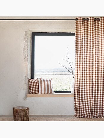 Cortina de guinga 100% algodón LOURMARIN