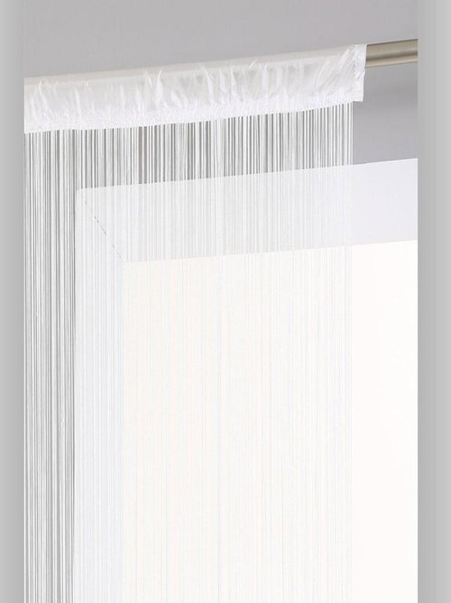 Cortina de hilos lisos y de colores - Kiabi