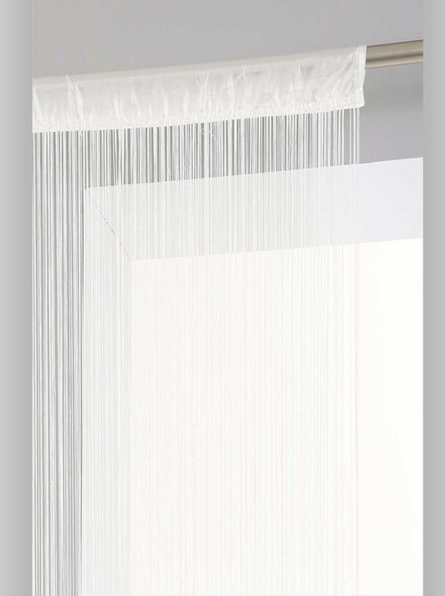 Cortina de hilos lisos y de colores - Kiabi