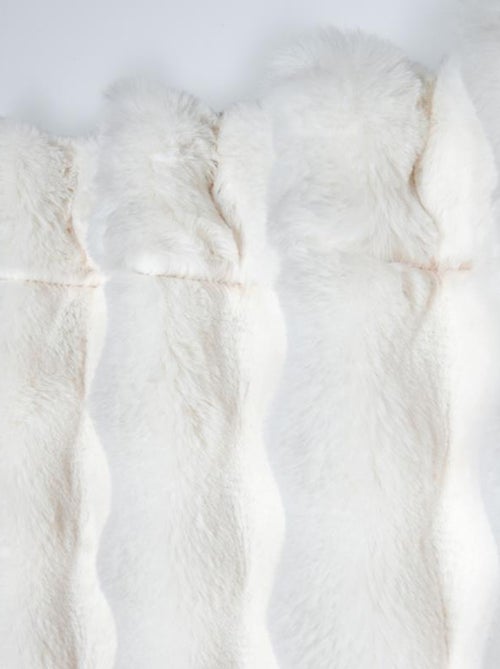 Cortina de imitación piel ultrasuave - Kiabi