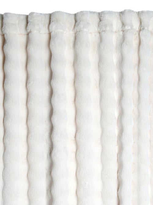 Cortina de imitación piel ultrasuave - Kiabi