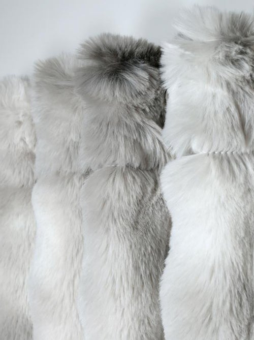 Cortina de imitación piel ultrasuave - Kiabi