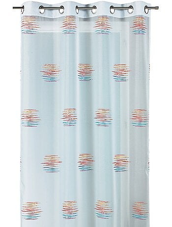 Cortina de jacquard con motivos gráficos