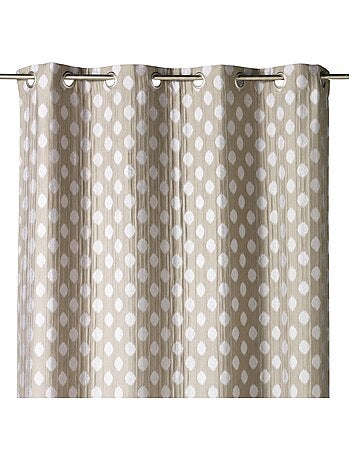 Cortina de jacquard con motivos redondeados, peso