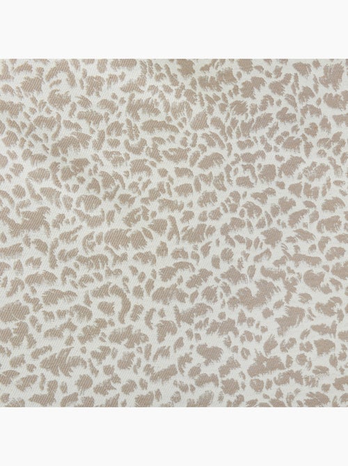 Cortina de jacquard con textura abstracta y ojales - Kiabi