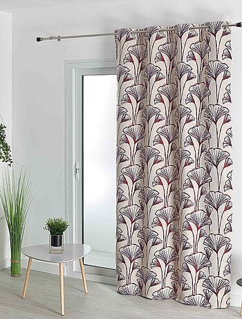 Cortina de jacquard de flores de Gingko
